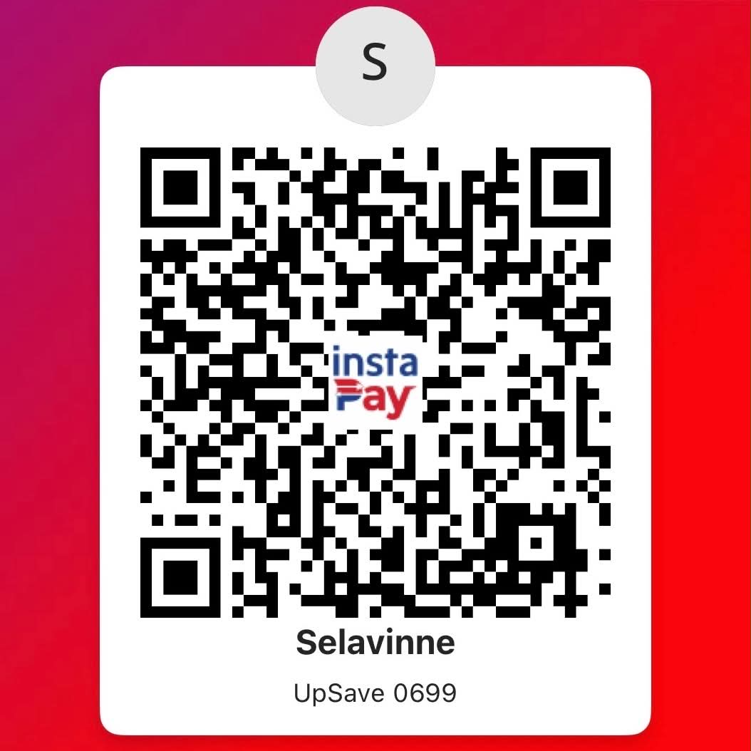 QR code for Selah's bank account
